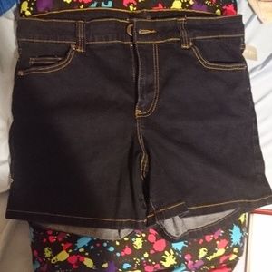 Plus Size Denim Shorts